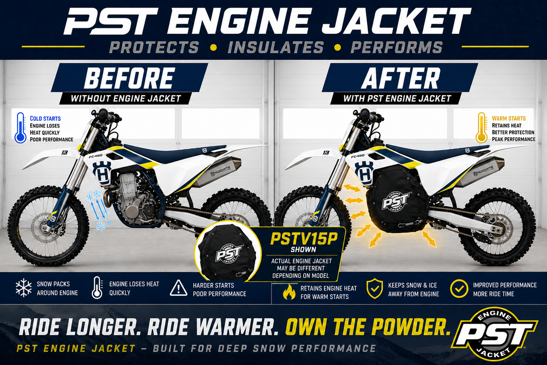 2024–2026 Husqvarna 501/450/350/ FE / (S-W) Snowbike Engine Jacket – PSTV16J heat protection for snowbike engine