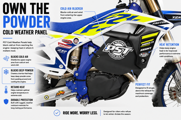 2020–2024 Sherco 450/500 Snowbike Cold Weather Panel – PSTC05P for deep powder and extreme cold