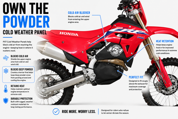 2005–2018 Honda CRF450X Snowbike Cold Weather Panel – PSTH06P for deep powder and extreme cold