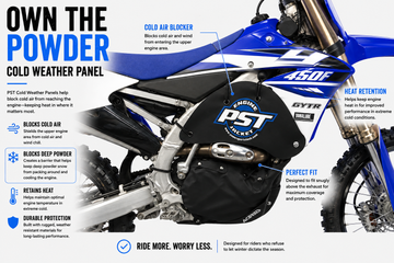 2014–2017 Yamaha YZ450F Snowbike Cold Weather Panel – PSTY08P for deep powder and extreme cold